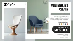 Minimalist Chair Promotion Banner