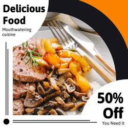 Delicious Food Promotion Instagram Post