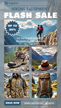 Workout & Fitness Hiking Equipment Flash Sale