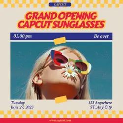 sunglasses grand opening instagram post-Product display-Fashion Products