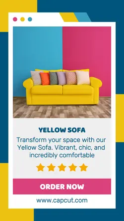 Yellow Sofa Promotion Instagram Story