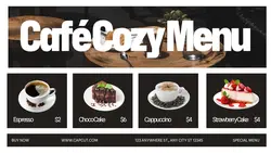 Coffee Shop Special Menu Promotion Twitter Post
