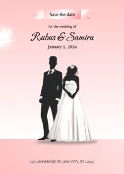 Non-marketing Invitation Wedding Minimalist