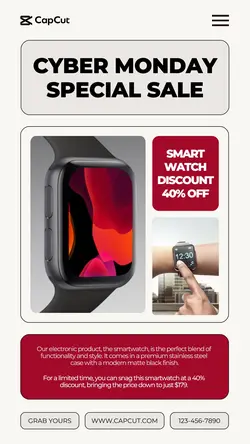 Cyber Monday Sale Instagram Story