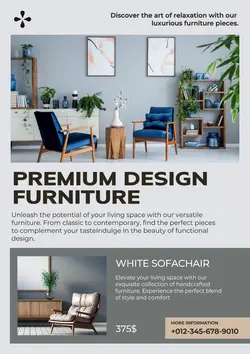 Home Furniture Product Display Flyer