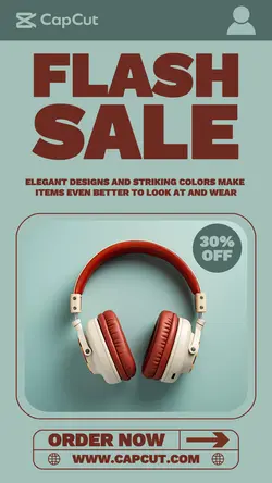 Flash Sale Headsets Promotion Page