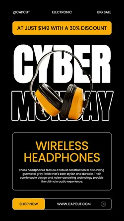 Cyber Monday Sale Tiktok Post