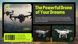 Electronics Drone Product Display Twitter Post