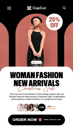 Woman Fashion New Arrivals Christmas Sale UI Style