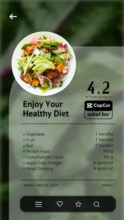 Foods & Beverage Salad Recipe Simple style1