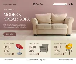 Sofa Promotion Facebook Post