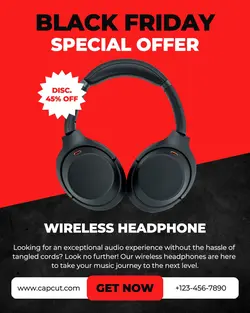 Black Friday Promotion Instagram Potrait
