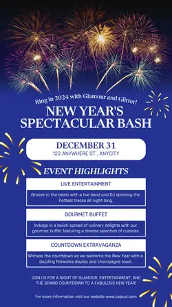 New Year Event Instagram Story