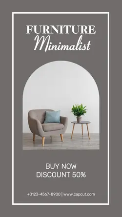 FURNITURE MINIMALIST PROMOTION INSTAGRAM STORY