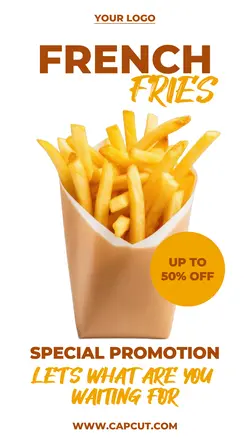 French Fries Sale Instagram Story