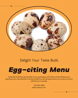 Foods & Beverage Menu