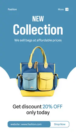 New Collection Bag Instagram Story