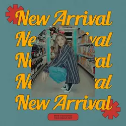 Retro New Arrival Fashion Instagram Post