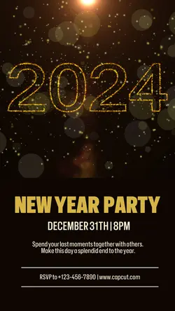Other Industries New Year Party Instagram Story