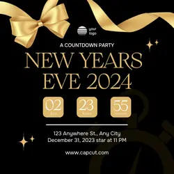 Countdown New Years Party fot Instagram Feed