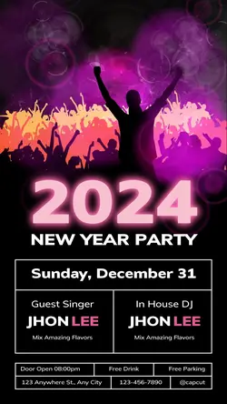 Other Industries 2024 New Year Party Promotion