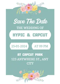 Non-marketing Personal Occasions Wedding Invitation