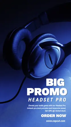 Electronics Headphone Promotion IG Story