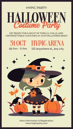 Halloween Costume Party Invitation Instagram Story