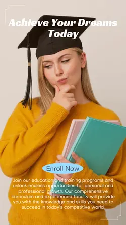 Education and training Announcement