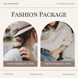 Fashion Package Instagram Post