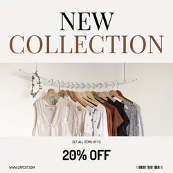 Minimalist New Collection Instagram Post