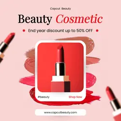 Cosmetic End Year Sale Instagram post