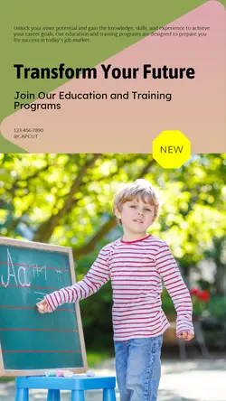 Education and training Recruitment