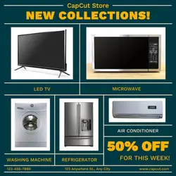 Electronics Household Promotions Instagram Post