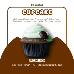 Food Cupcake Display Promo - Instagram Post