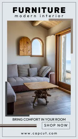 Modern Furniture Instagram Story Beige Aesthetic