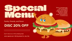 Food Special Menu Twitter Post