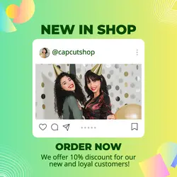 Fashion Industry - New in Shop - Instagram Post