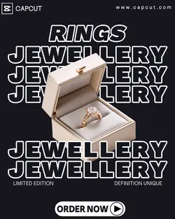 fashion industry rings jewellery display