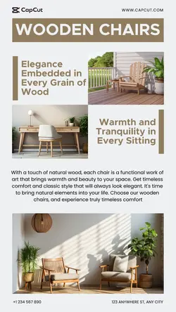 wooden chairs