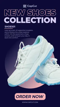 Fashion Industry Women Running Shoes Instagram Story