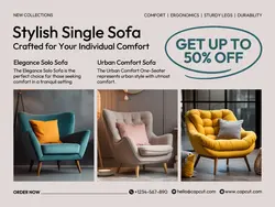 Furniture Single Sofa Promotion Instagram Story