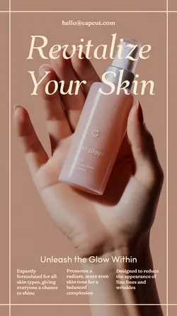 Beauty & Personal care Product display Detail Presentation