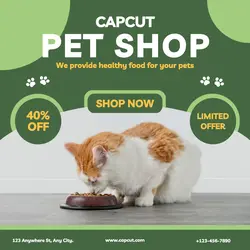 Pet Shop Promotion Instagram Post