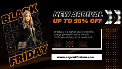 Black Friday Fashion YouTube Thumbnail