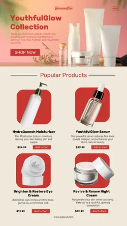 Beauty Pricelist Instagram Story Pink