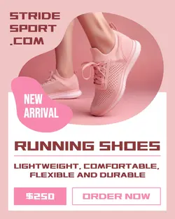 Fashion Women Running Shoes Promotions Instagram Portrait