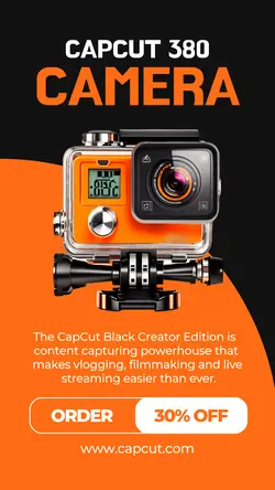 Camera Promotion sale Instagram Story