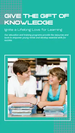 Education and training Gift