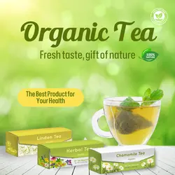 E-commerce Food & Beverage Tea Product Display